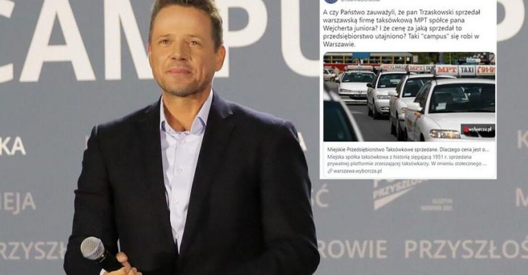 Trzaskowski sprzedaje firmę taksówkową MPT! Lichocka: Nabywcą spółka Wejcherta juniora. Cenę transakcji utajniono