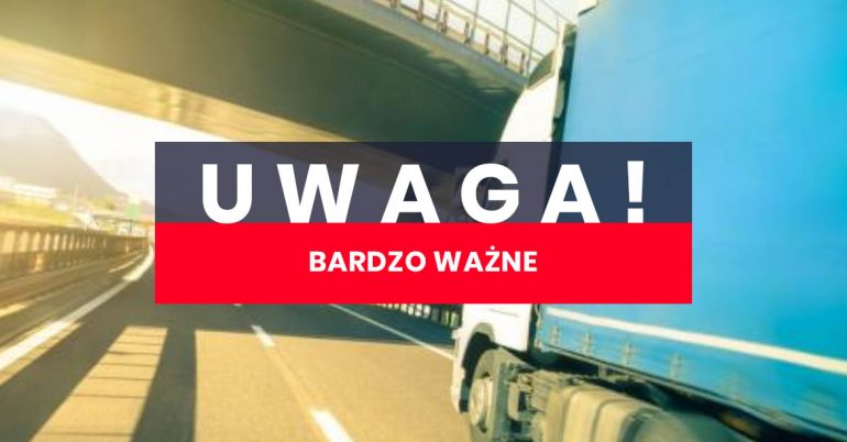Koronawirus w Polsce: Minister wprowadza odstępstwa od stosowania przepisów w stosunku do zawodowych kierowców
